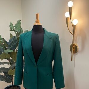 Kelly/Masters Green Sport Coat Pendleton 100% Wool St. Patrick’s Day Blazer